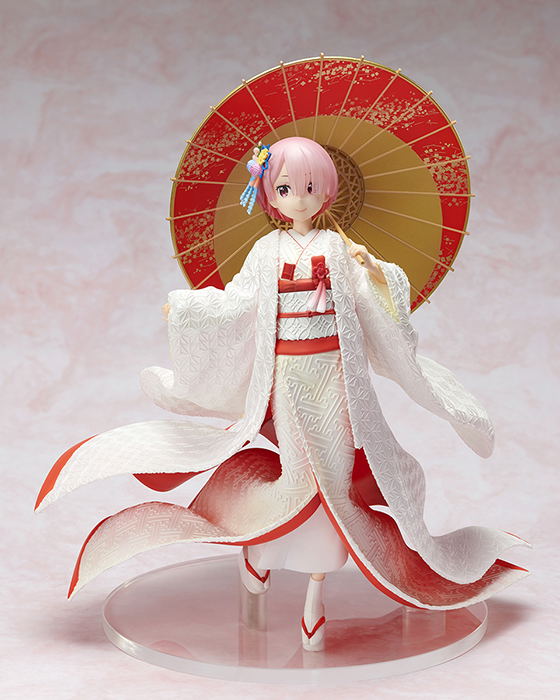 Re:Zero kara Hajimeru Isekai Seikatsu 1/7 Scale Pre-Painted Figure: Ram Shiromuku Ver. image 4