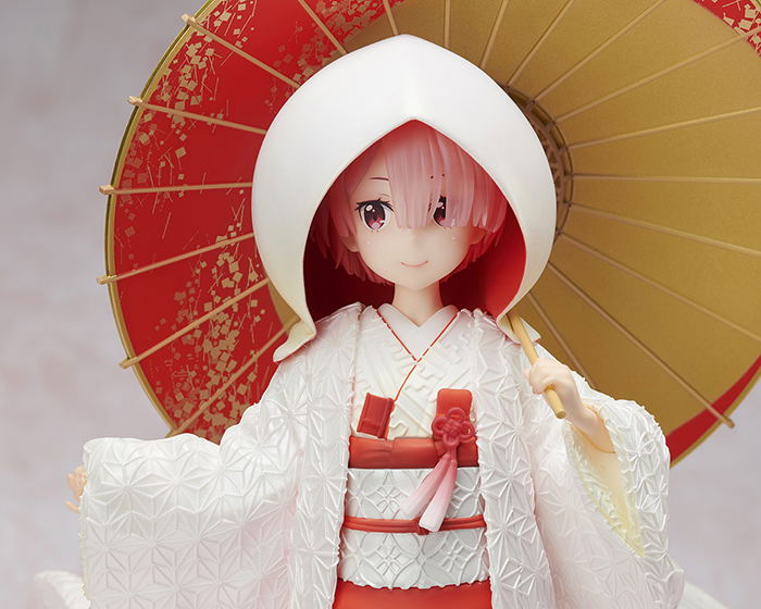 Re:Zero kara Hajimeru Isekai Seikatsu 1/7 Scale Pre-Painted Figure: Ram Shiromuku Ver. image 9
