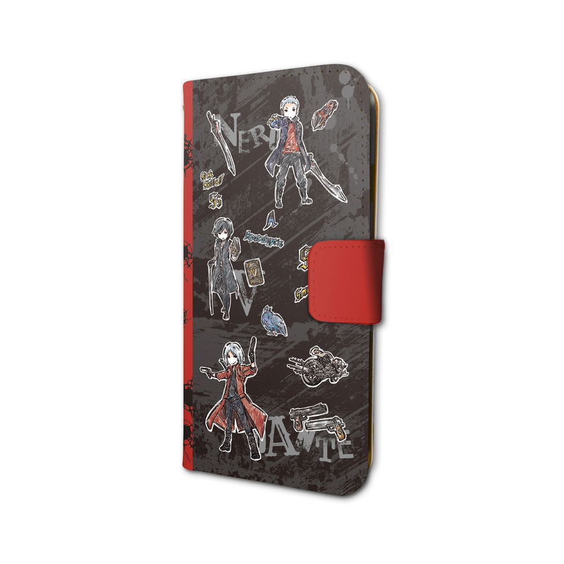 Devil May Cry 5 01 Pattern Design Book Type Smartphone Case For iPhone6/6S/7/8 (Graff Art Design) image 2