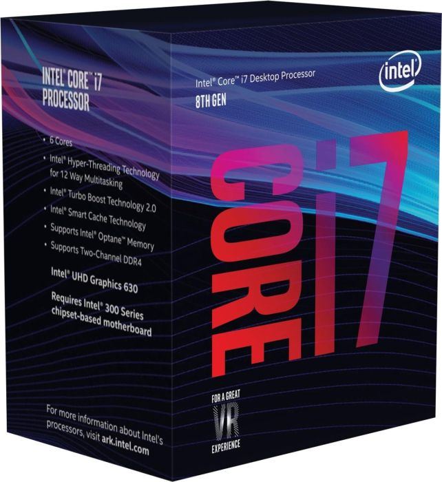Intel Core i7-8700, 6x 3.20GHz, boxed