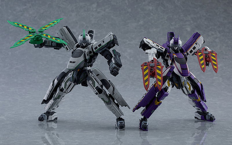 MODEROID Shinkansen Henkei Robo Shinkalion: Shinkalion E3 Tsubasa Iron Wing image 6