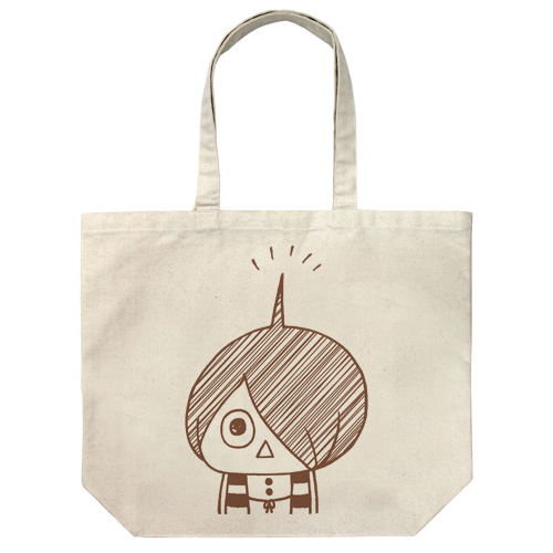GeGeGe No Kitaro - Kitaro Large Tote Bag Natural image 1