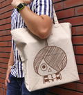 GeGeGe No Kitaro - Kitaro Large Tote Bag Natural thumbnail 2