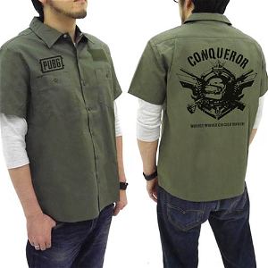 PlayerUnknown's Battlegrounds - PUBG Conqueror Patch Base Work Shirt Moss (L Size)