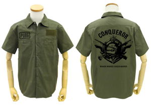 PlayerUnknown's Battlegrounds - PUBG Conqueror Patch Base Work Shirt Moss (XL Size)_
