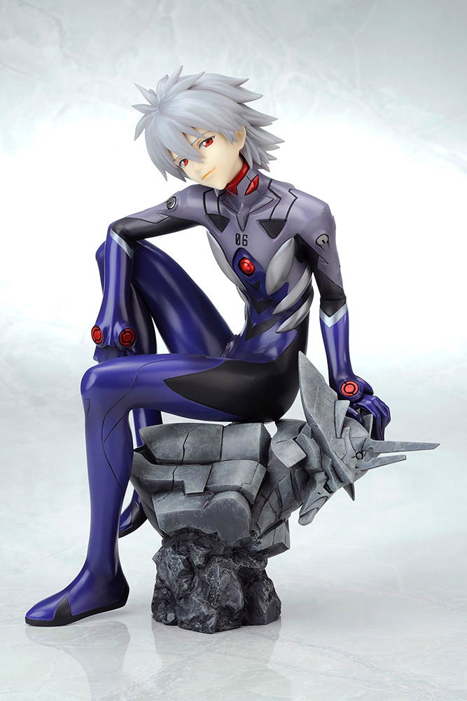 Rebuild of Evangelion 1/6 Scale Pre-Painted Figure: Kaworu Nagisa -Plug Suit Ver.-: Re image 2