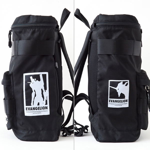 Evangelion - Outdoor EVA-01 Pattern Box Type Backpack Black image 3
