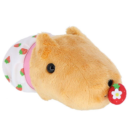 Capybara-san Plush: Strawberry Pants Beeshikuun image 1