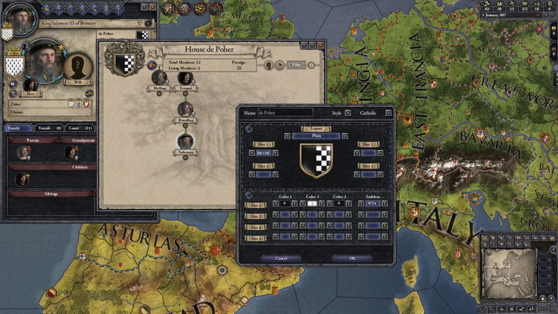 Crusader Kings II: Customization Pack (DLC) <span class="ext" style="background-color: #B0000F; color: #FFFFFF;">DLC</span> <span class="ext" style="background-color: #2a475e; color: #FFFFFF;">STEAM</span> <span class="ext ext_digital">digital</span> image 2