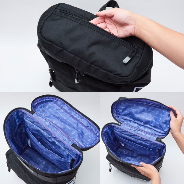 Evangelion - Outdoor EVA-01 Pattern Box Type Backpack Black image 6