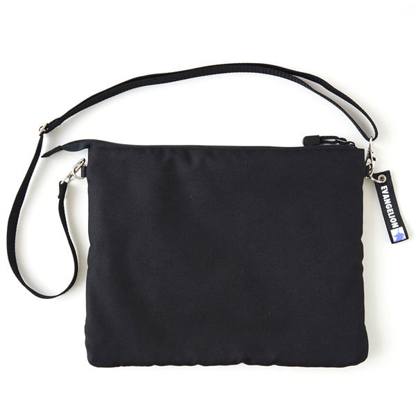 Evangelion - Outdoor EVA-01 Pattern Slide Clutch Shoulder Bag Black image 2