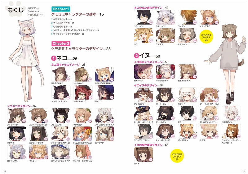 Kemomimi Character Design Book image 2