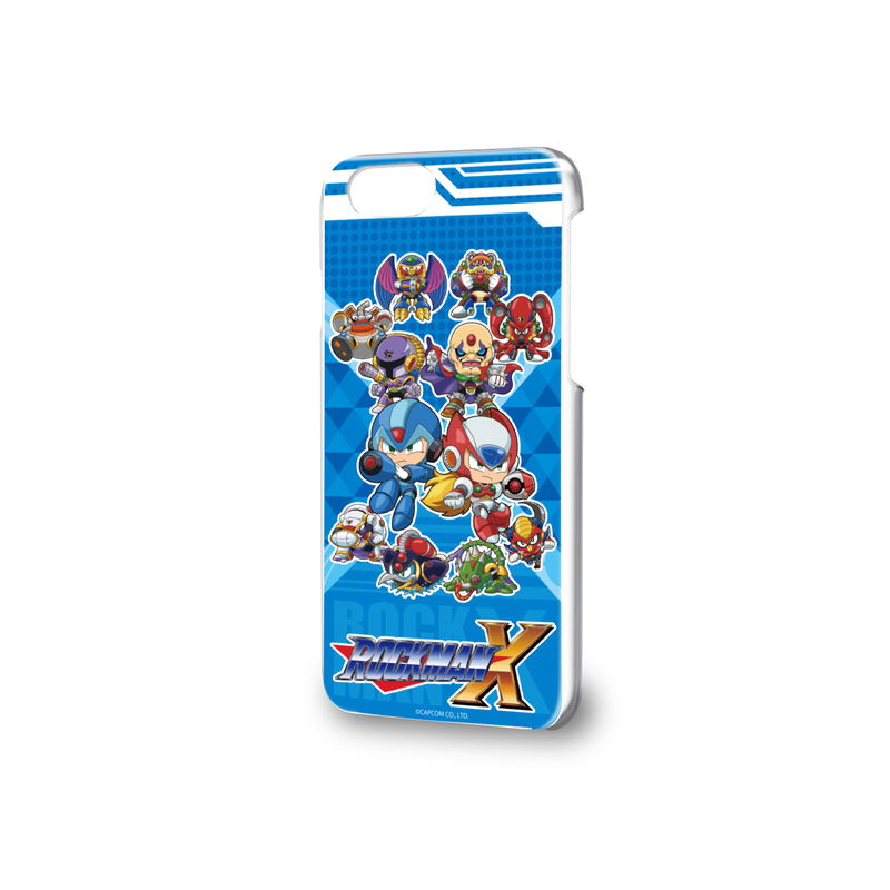 Mega Man X 01 Hard Case For iPhone6/6S/7/8: Group Design (Mini Character) image 1