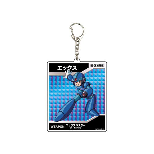 Mega Man X - 01 X Big Acrylic Key Chain image 1
