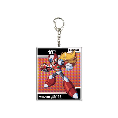 Mega Man X - 02 Zero Big Acrylic Key Chain image 1