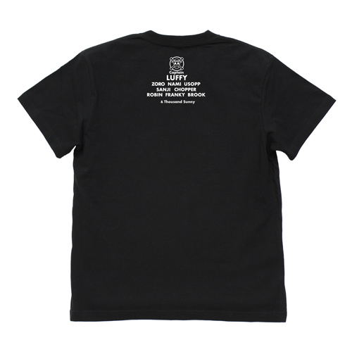 One Piece - Levely Arc Straw Hat Crew T-Shirt (Black | Size L) image 2
