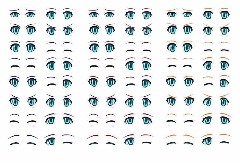 Polynian Eye Decals Set 01 image 1