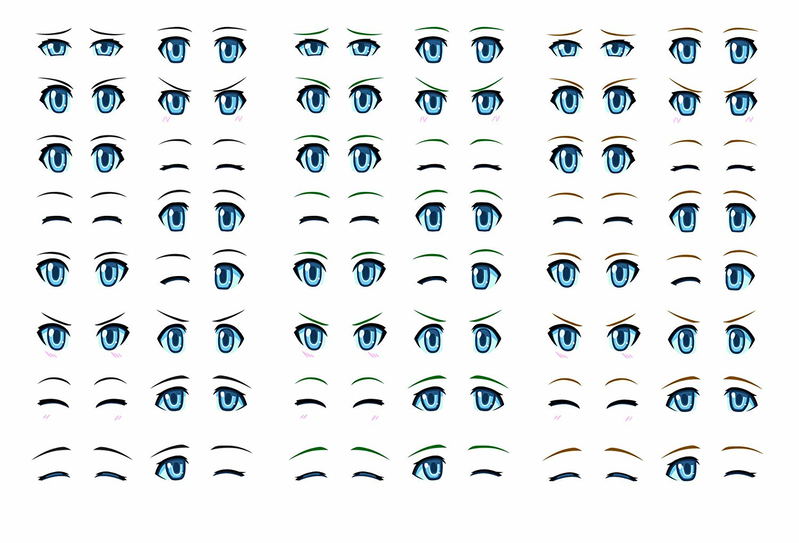 Polynian Eye Decals Set 01 A image 1