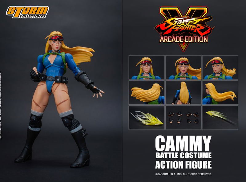 Street Fighter V 1/12 Scale Pre-Painted Action Figure: Cammy Battle Costume image 9