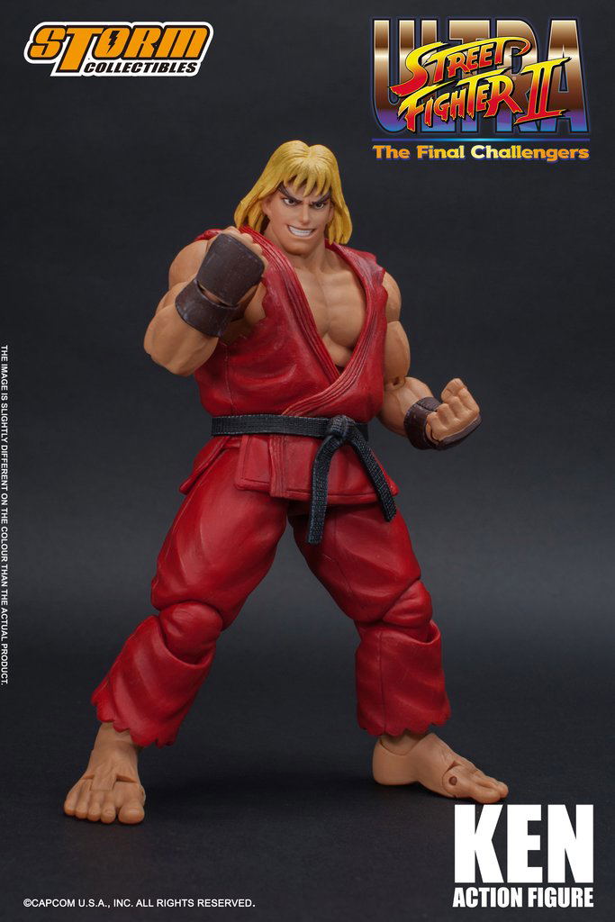 Ultra Street Fighter II The Final Challengers Pre-Painted Action Figure: Ken image 1