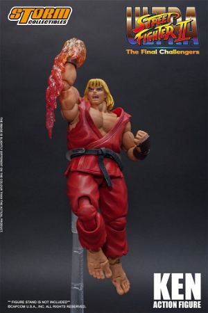 Ultra Street Fighter II The Final Challengers Pre-Painted Action Figure: Ken