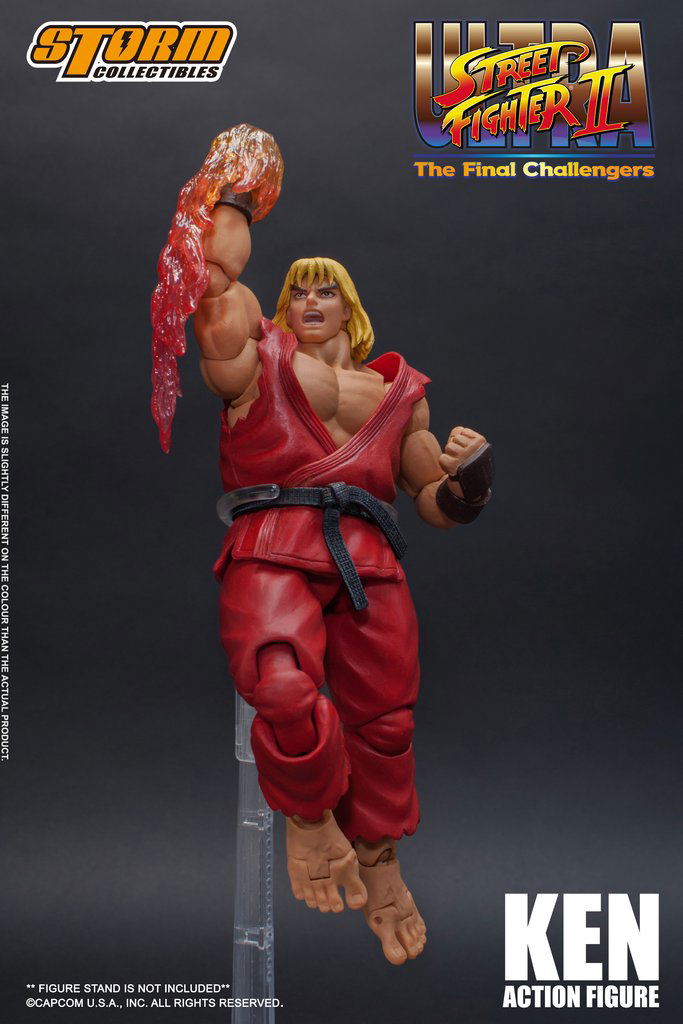 Ultra Street Fighter II The Final Challengers Pre-Painted Action Figure: Ken image 3