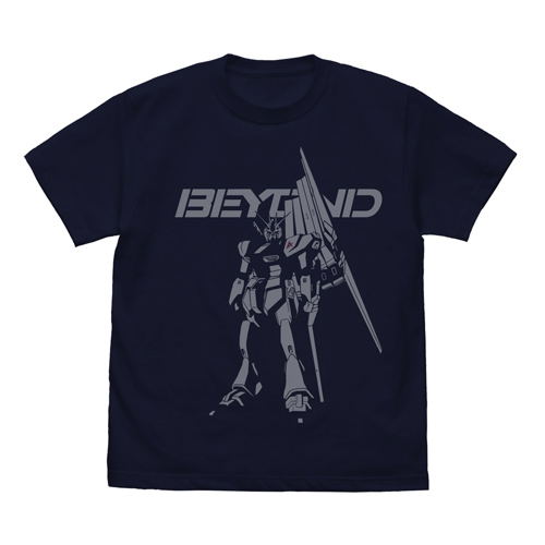 Mobile Suit Gundam: Char's Counterattack - Nu Gundam Beyond T-shirt Navy (L Size) image 1