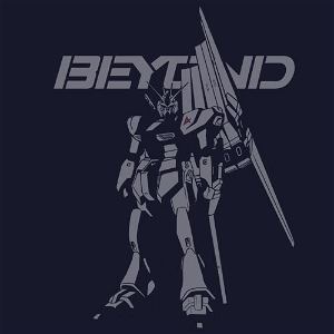 Mobile Suit Gundam: Char's Counterattack - Nu Gundam Beyond T-shirt Navy (XL Size)