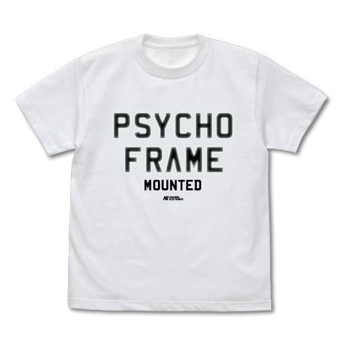 Mobile Suit Gundam: Char's Counterattack - Psycho Frame Mounted T-shirt White (L Size) image 1