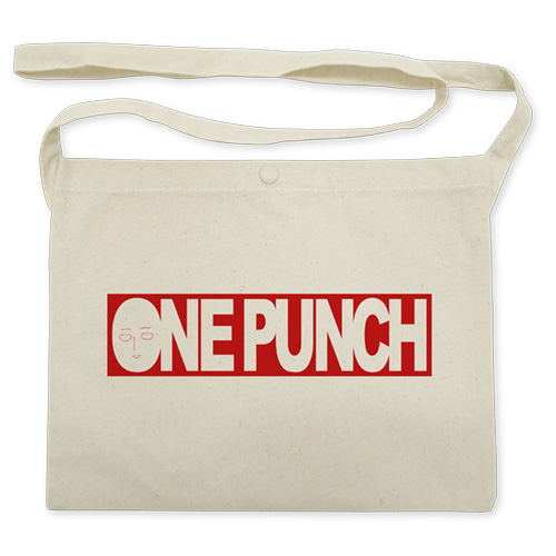 One Punch Man - One Punch Logo Musette Bag Natural image 1