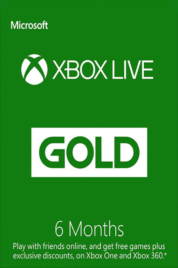 Xbox Live Gold 6 Month Membership Europe <span class="ext ext_digital">digital</span> image 1