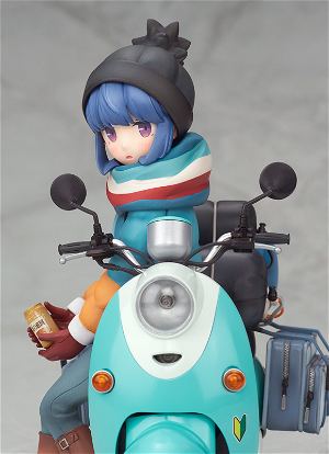 Yuru Camp 1/10 Scale Pre-Painted Figure: Rin Shima with Scooter