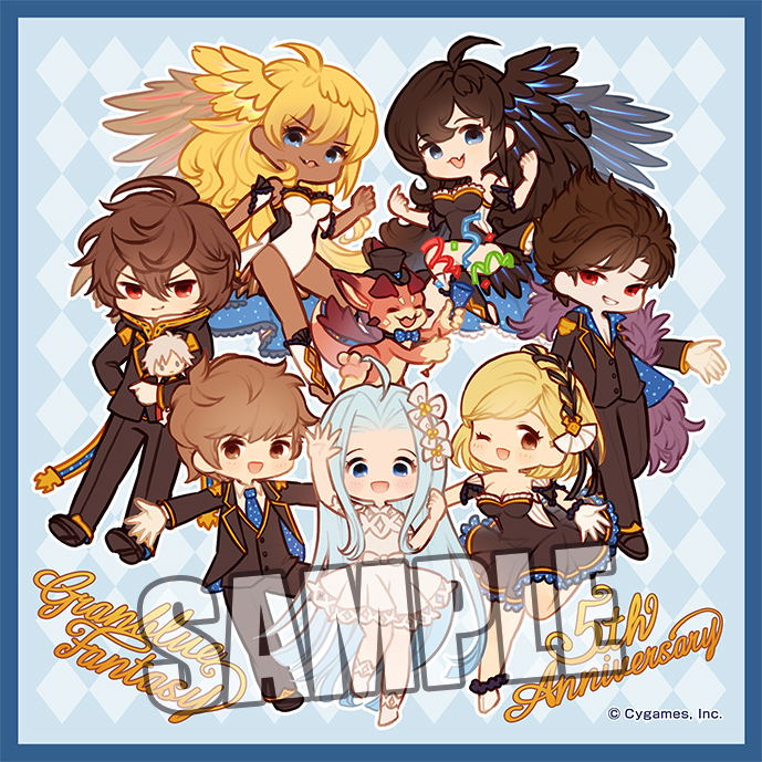 Granblue Fantasy 5th Anniversary Microfiber Mini Towel image 1
