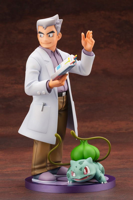 ARTFX J Pokemon Series 1/8 Scale Pre-Painted Figure: Professor Oak with Bulbasaur image 3