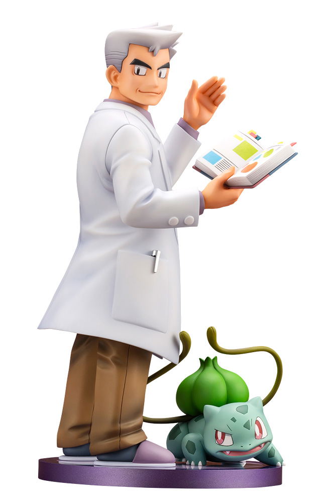 ARTFX J Pokemon Series 1/8 Scale Pre-Painted Figure: Professor Oak with Bulbasaur image 1