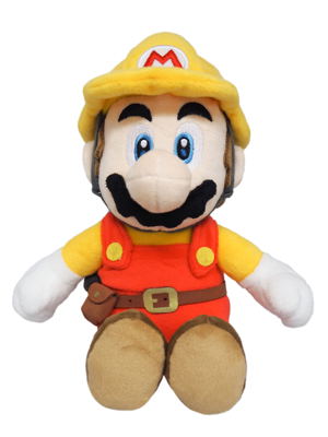 Super Mario Maker 2 Plush: Builder Mario (S)_