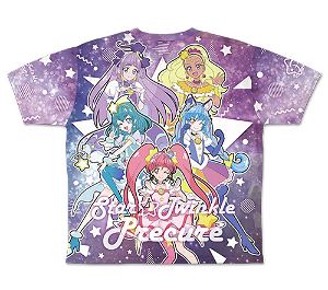Star Twinkle Precure Double-sided Full Graphic T-shirt (M Size)