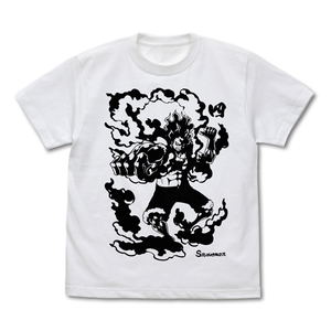 One Piece - Luffy Snake Man T-Shirt  (White | Size S)_