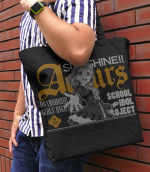 Love Live! Sunshine!! - Chika Takami Large Tote Bag Gothic Lolita Ver. Black