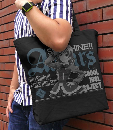 Love Live! Sunshine!! - You Watanabe Large Tote Bag Gothic Lolita Ver. Black image 2