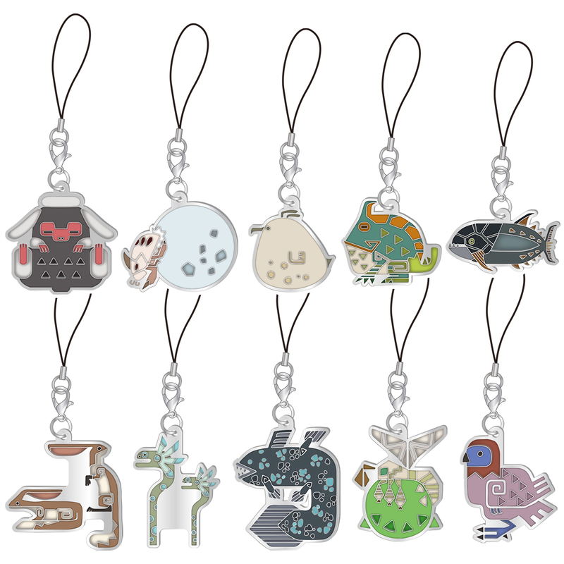 Monster Hunter World: Iceborne Environmental Organisms Icon Stained Glass Type Mascot Collection (Set of 10 pieces) image 1