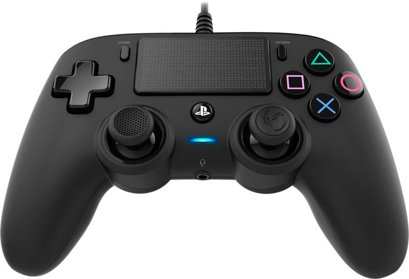 Nacon Wired Compact Controller for PlayStation 4 (Black) image 3