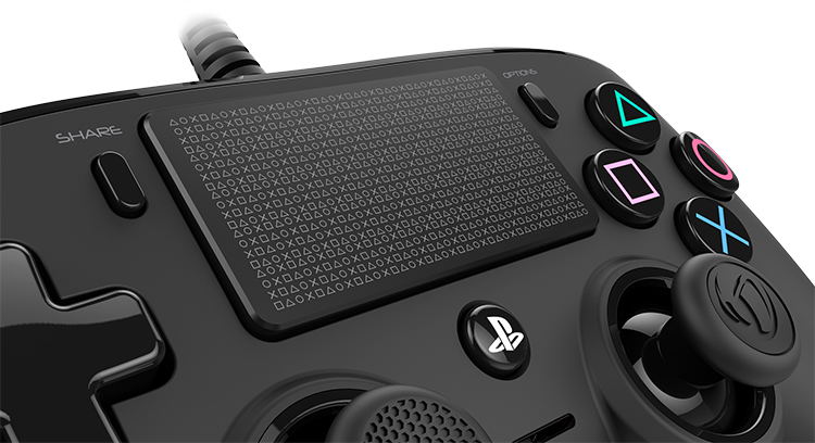 Nacon Wired Compact Controller for PlayStation 4 (Black) image 4