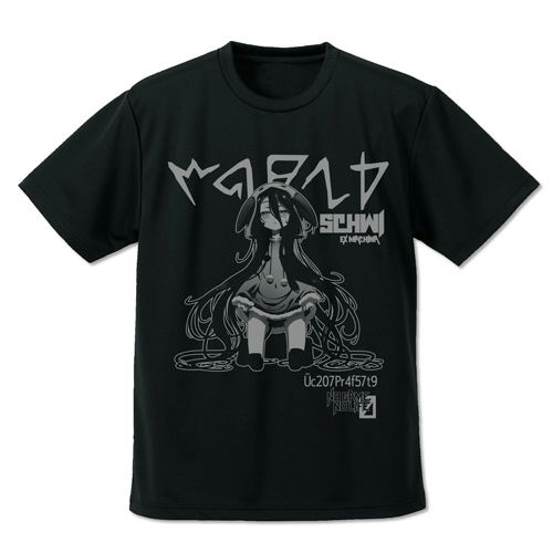 No Game No Life Zero - Schwi Dry T-shirt Ver.2.0 Black (L Size) image 1