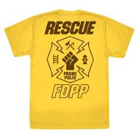 Promare - Burning Rescue Dry T-shirt Canary Yellow (S Size)