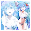 Re:Zero - Starting Life In Another World - Tropical Rem Cushion Cover thumbnail 1