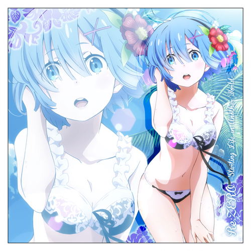 Re:Zero - Starting Life In Another World - Tropical Rem Cushion Cover image 1
