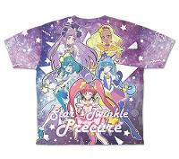Star Twinkle Precure Double-sided Full Graphic T-shirt (S Size)