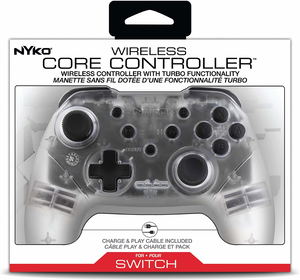 Wireless Core Controller for Nintendo Switch (Clear)_