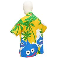 Smile Slime Aloha Polo Shirt Yellow